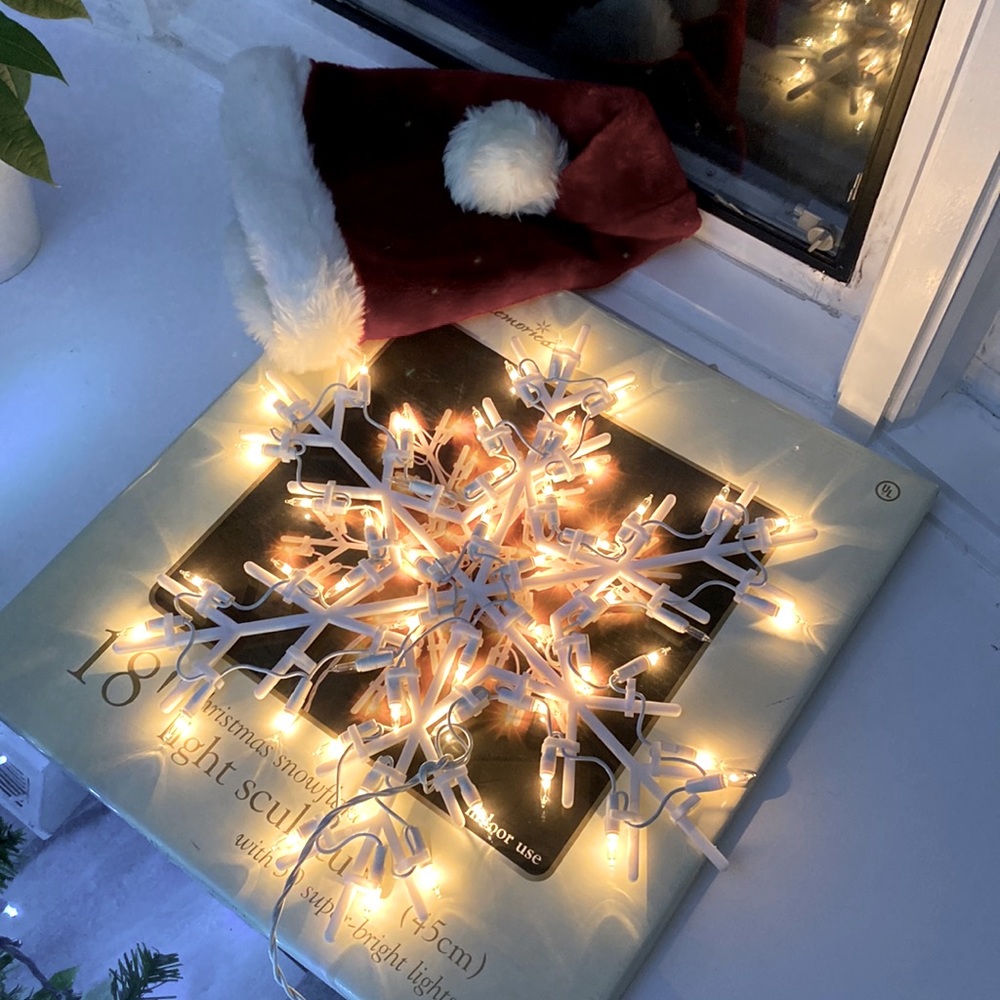 Beautiful Christmas decoration snowflake